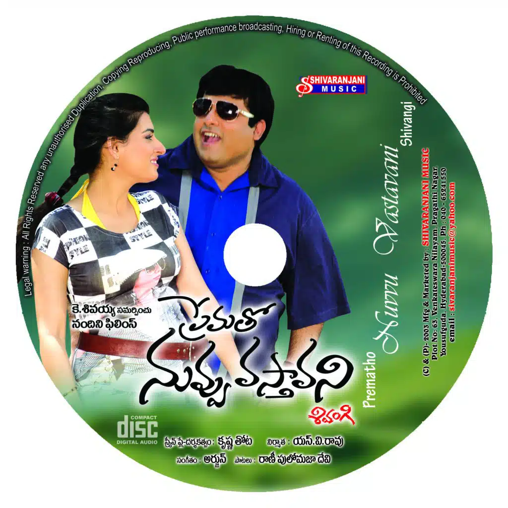 Prematho Nuvvu Vastavani