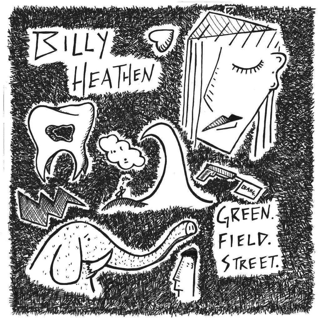 Green. Field. Street.