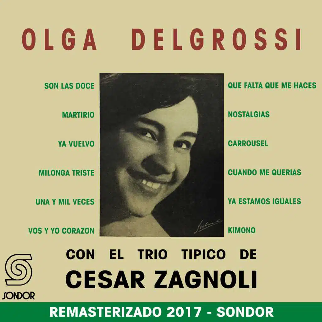 Olga Delgrossi Con el Trío Típico de César Zagnoli