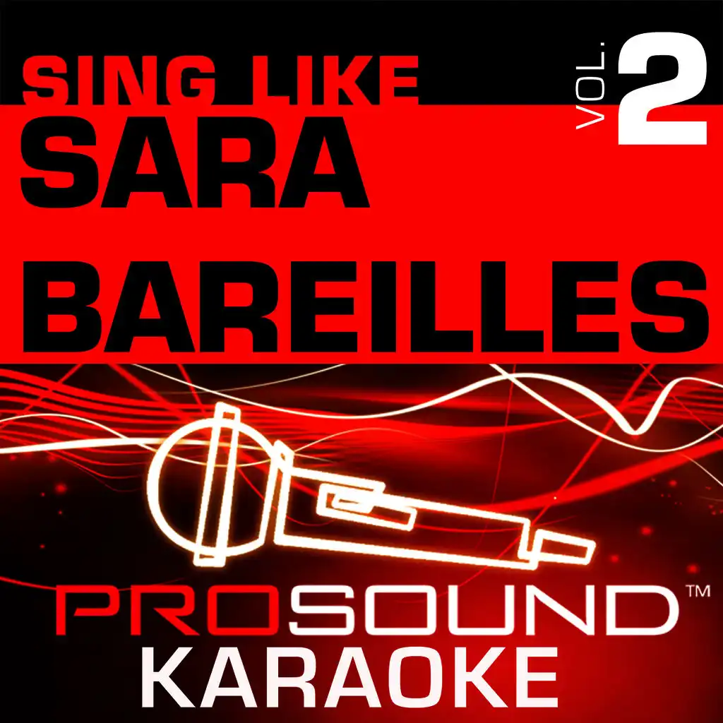King of Anything (Karaoke with Background Vocals)[In the Style of Sara Bareilles]