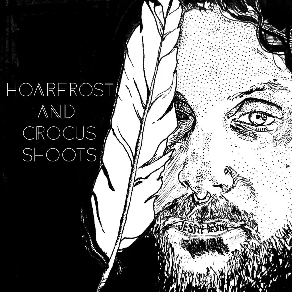 Hoarfrost and Crocus Shoots