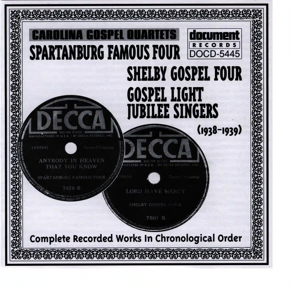 Carolina Gospel Quartets (1938-1939)
