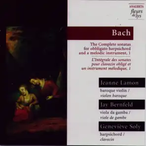 The Complete sonatas for obbligato harpsichord and a melodic instrument, Vol.1 (Bach)