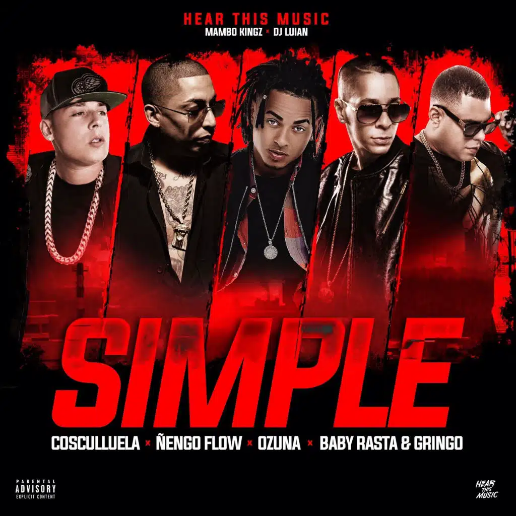 Simple (feat. Cosculluela, Ñengo Flow & Baby Rasta & Gringo)