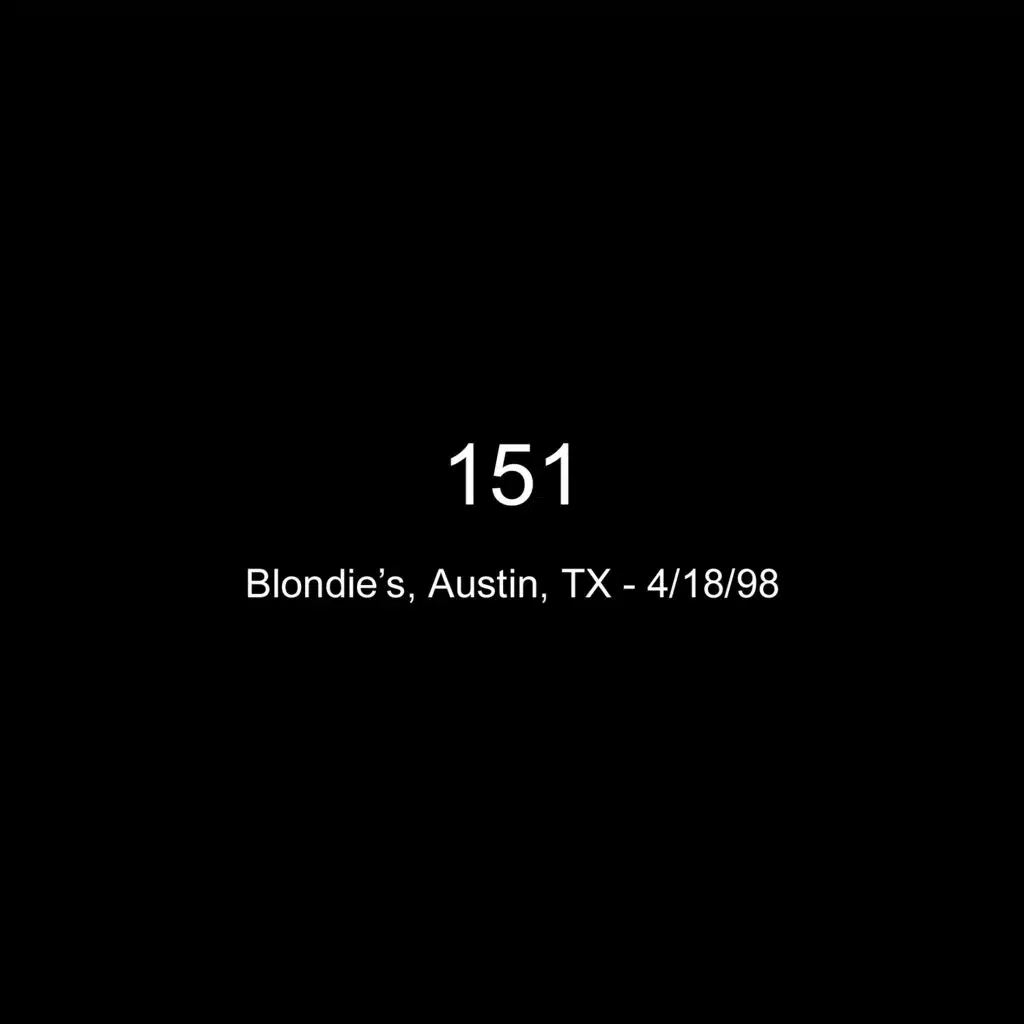 Blondie's, Austin, Tx 04-18-98