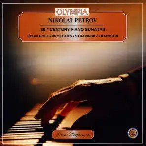 Nikolai Petrov. 20th Century Piano Sonatas.