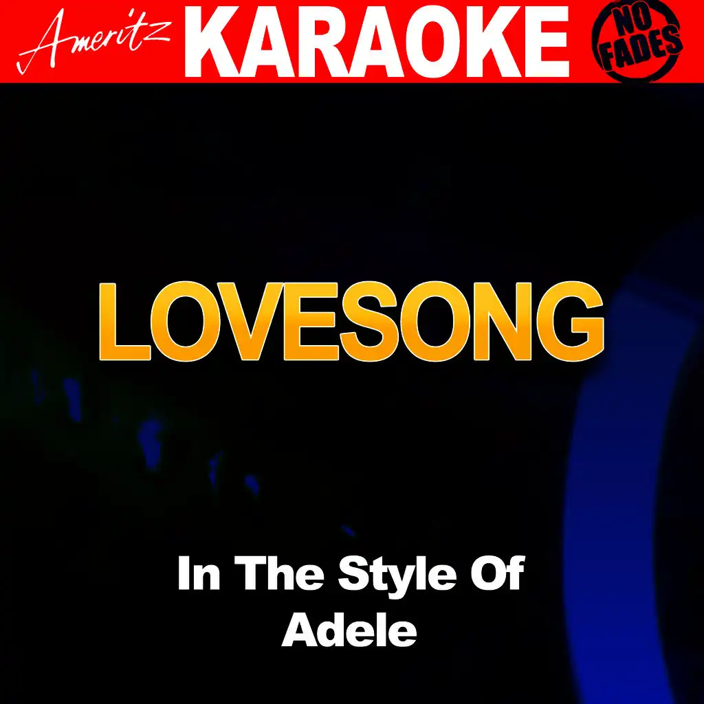 Lovesong (In The Style Of Adele)