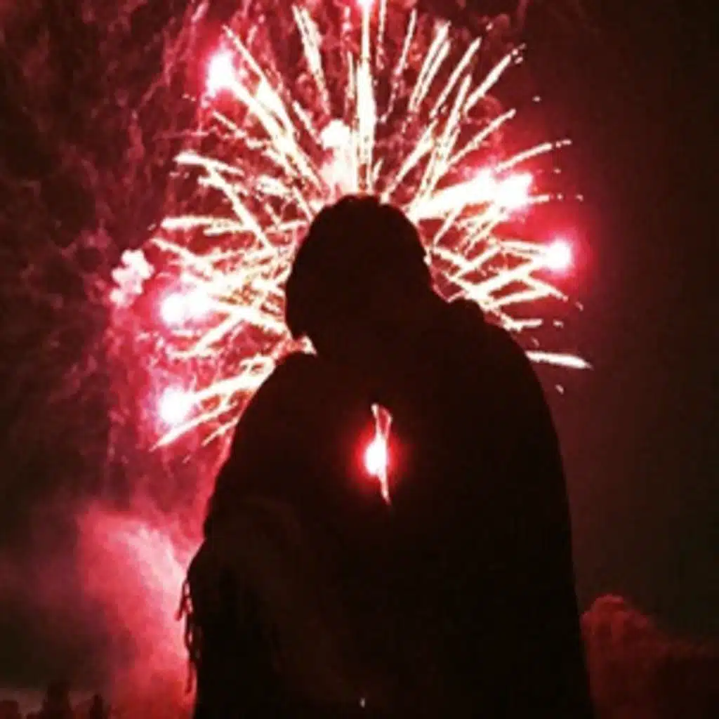 A Magical Kiss Under the Fireworks