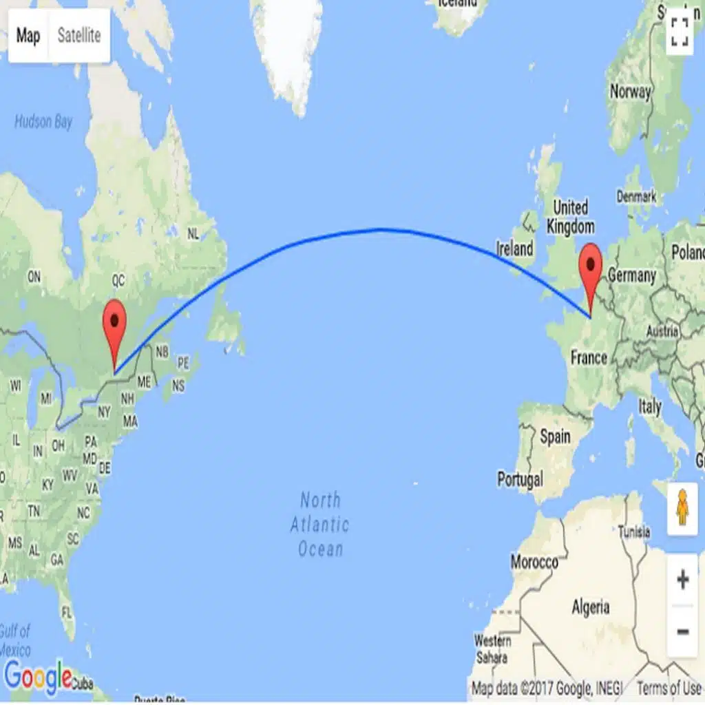 Montréal(YUL) - Paris (ORY)