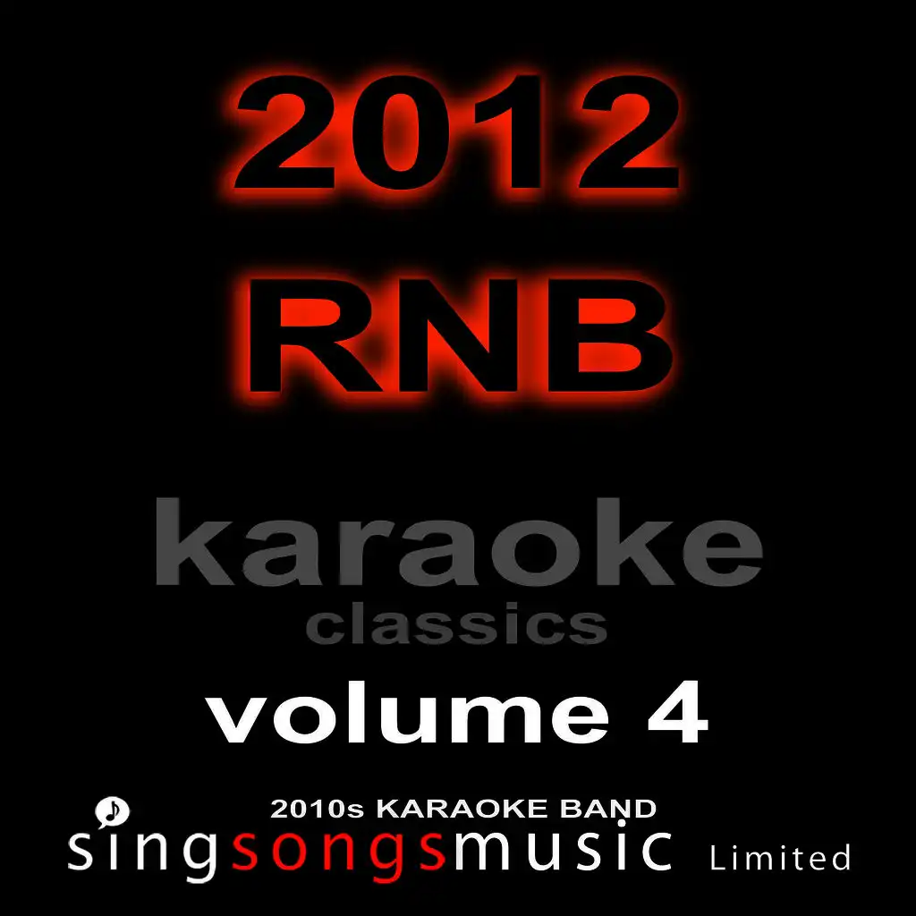 2012 R&B Karaoke Classics Volume 4