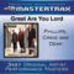 Great Are You Lord - High Without Background Vocals [Performance Track]