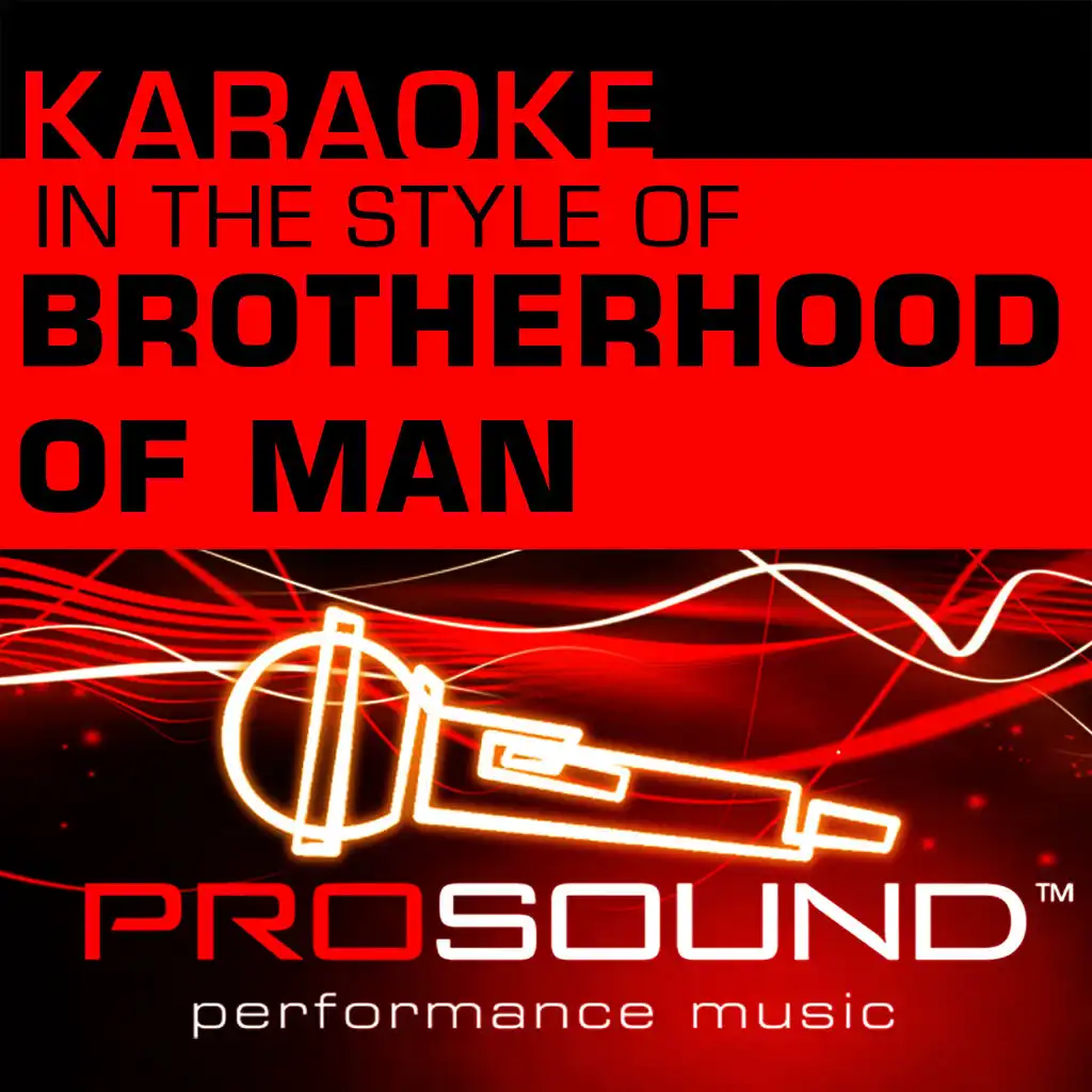 Karaoke - In the Style of Brotherhood of Man - EP (Professional Performance Tracks)