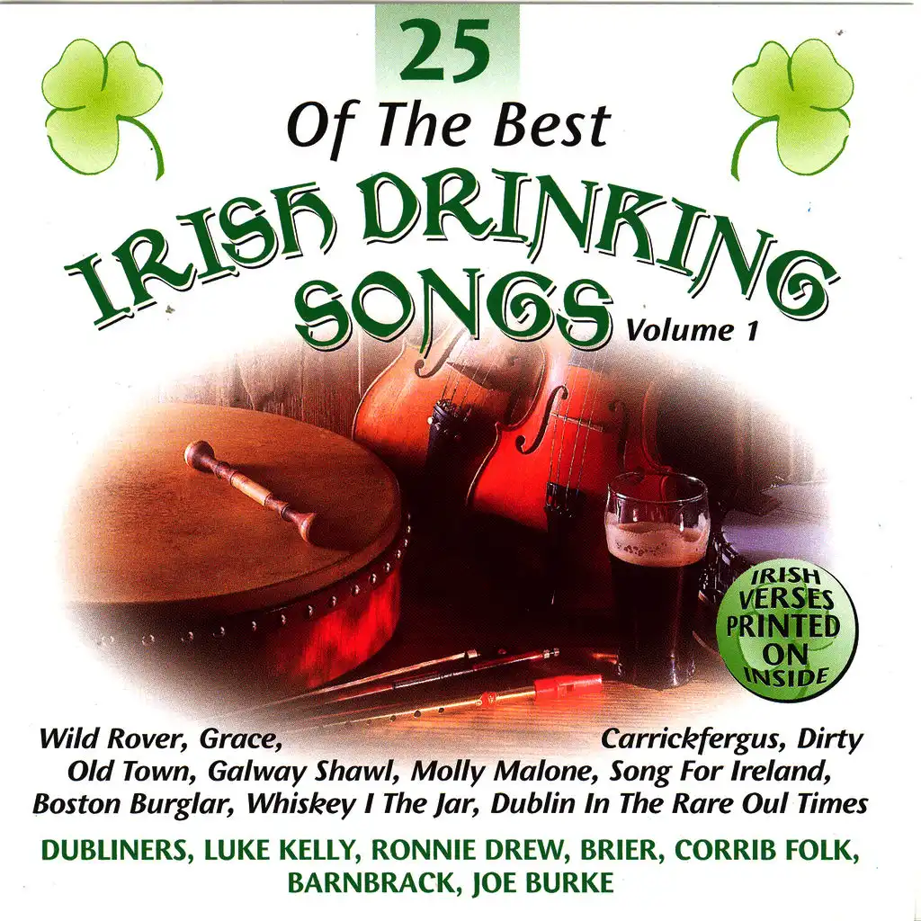 25 Of The Best Irish Drinking Songs - Volume 1