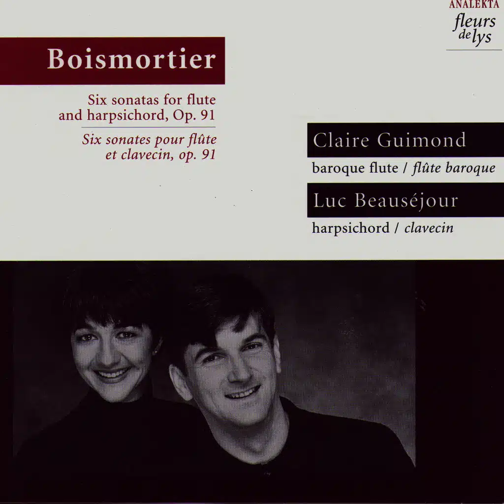 Boismortier: Six Sonatas for Flute and Harpsichord, Op.91