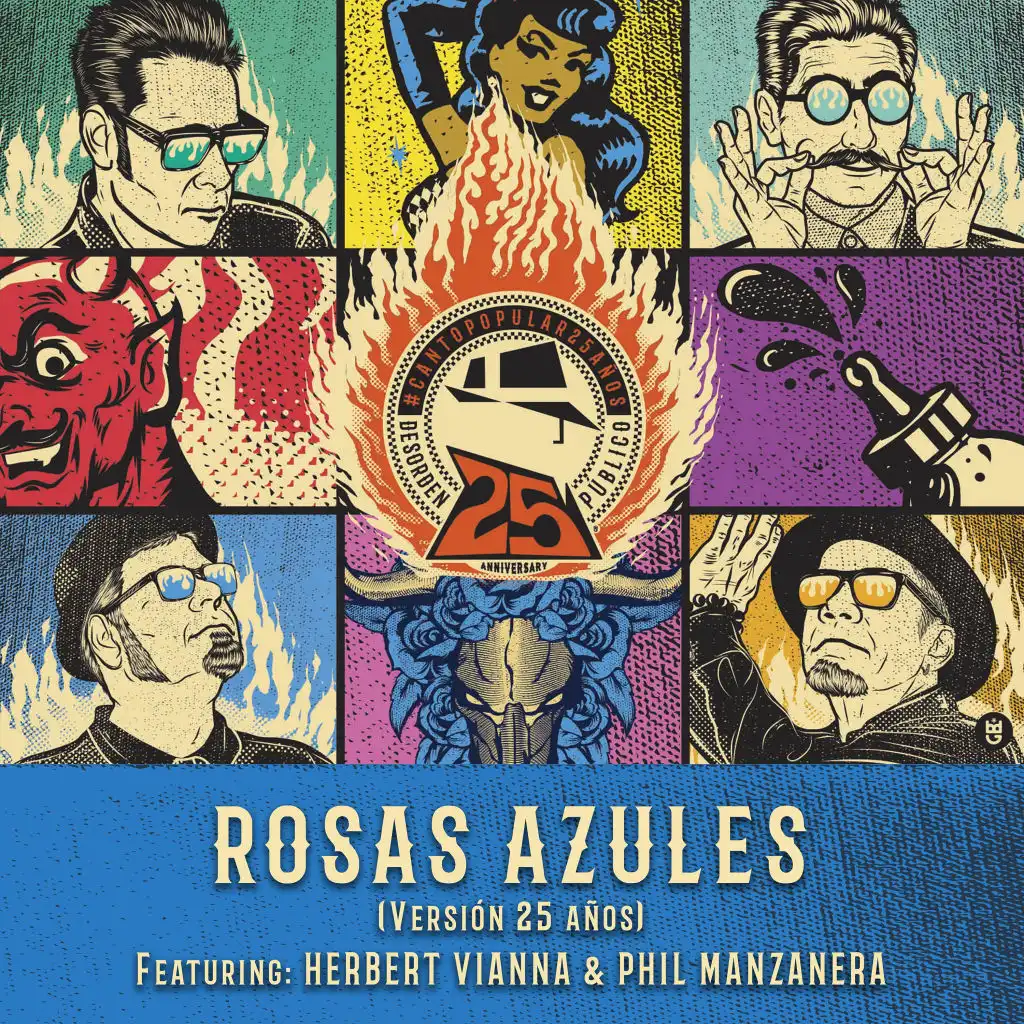 Rosas Azules (Versión 25 Años) [feat. Phil Manzanera & Herbert Vianna]