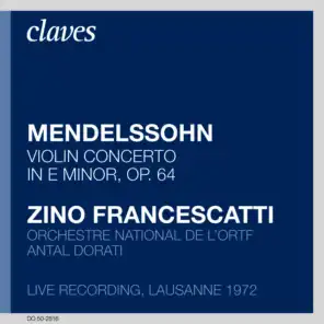 Violin Concerto in E Minor, Op. 64: II. Andante (Live Recording, Lausanne 1972)
