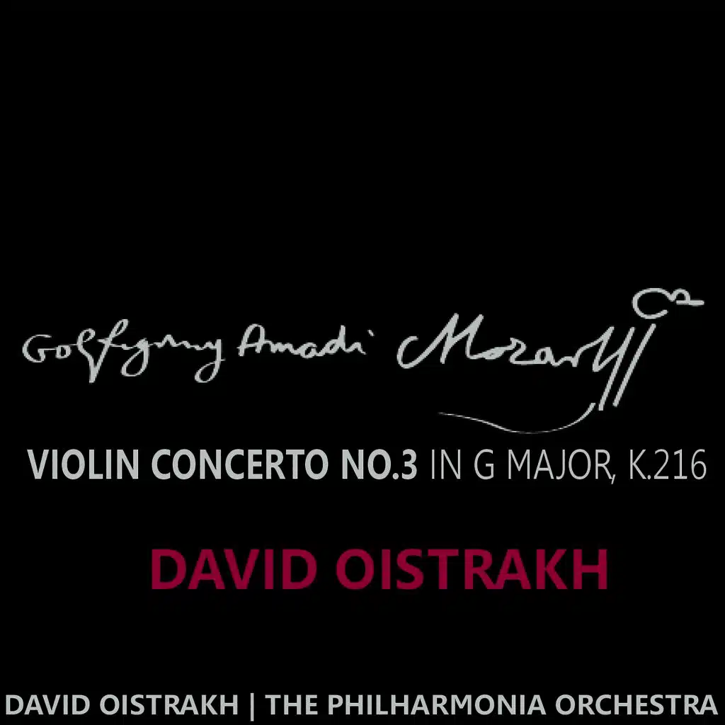 Violin Concerto No. 3 in G Major, K. 216: II. Adagio