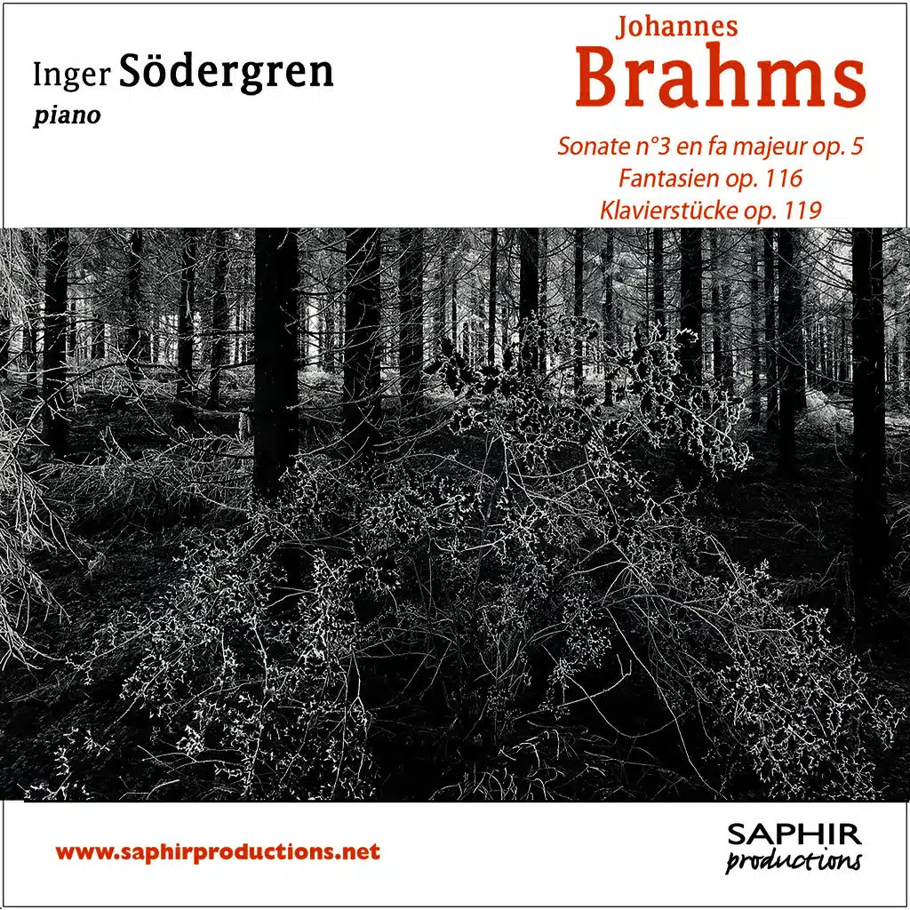 Sonate n°3 / Fantaisies op. 116