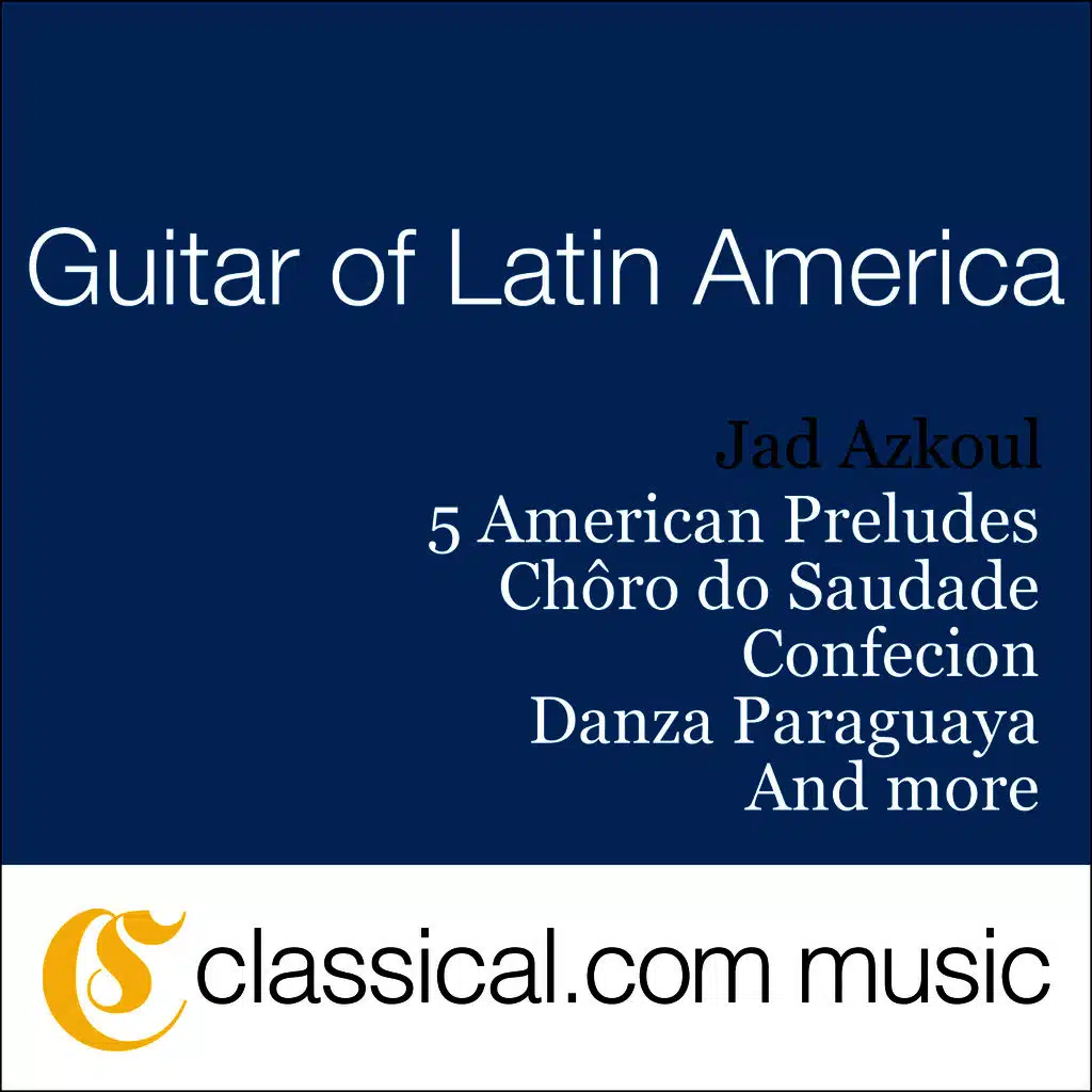 Augustin Barrios Mangoré, Chôro Do Saudade