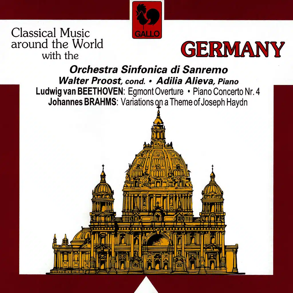 Beethoven: Egmont Overture, Op. 84, Piano Concerto No. 4, Op. 58 & Brahms: Variations on a Theme by Haydn, Op.56 (Live)