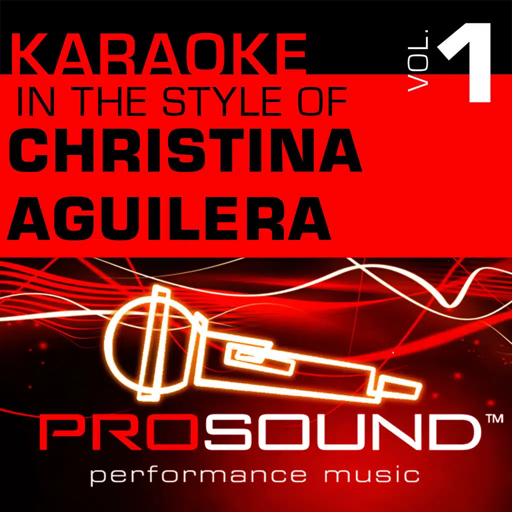 Blessed (Karaoke Lead Vocal Demo)[In the style of Christina Aguilera]