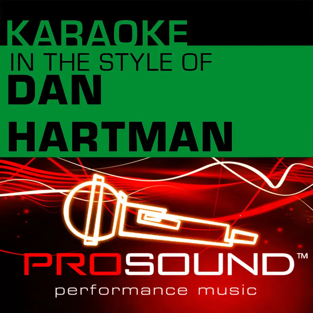 I Can Dream About You (Karaoke With Background Vocals)[In the style of Dan Hartman]