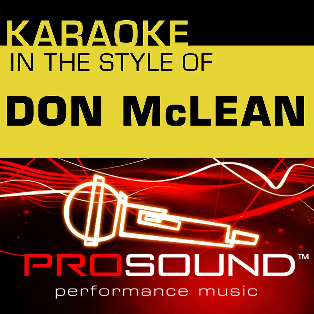 American Pie (Karaoke Lead Vocal Demo)[In the style of Don McLean]