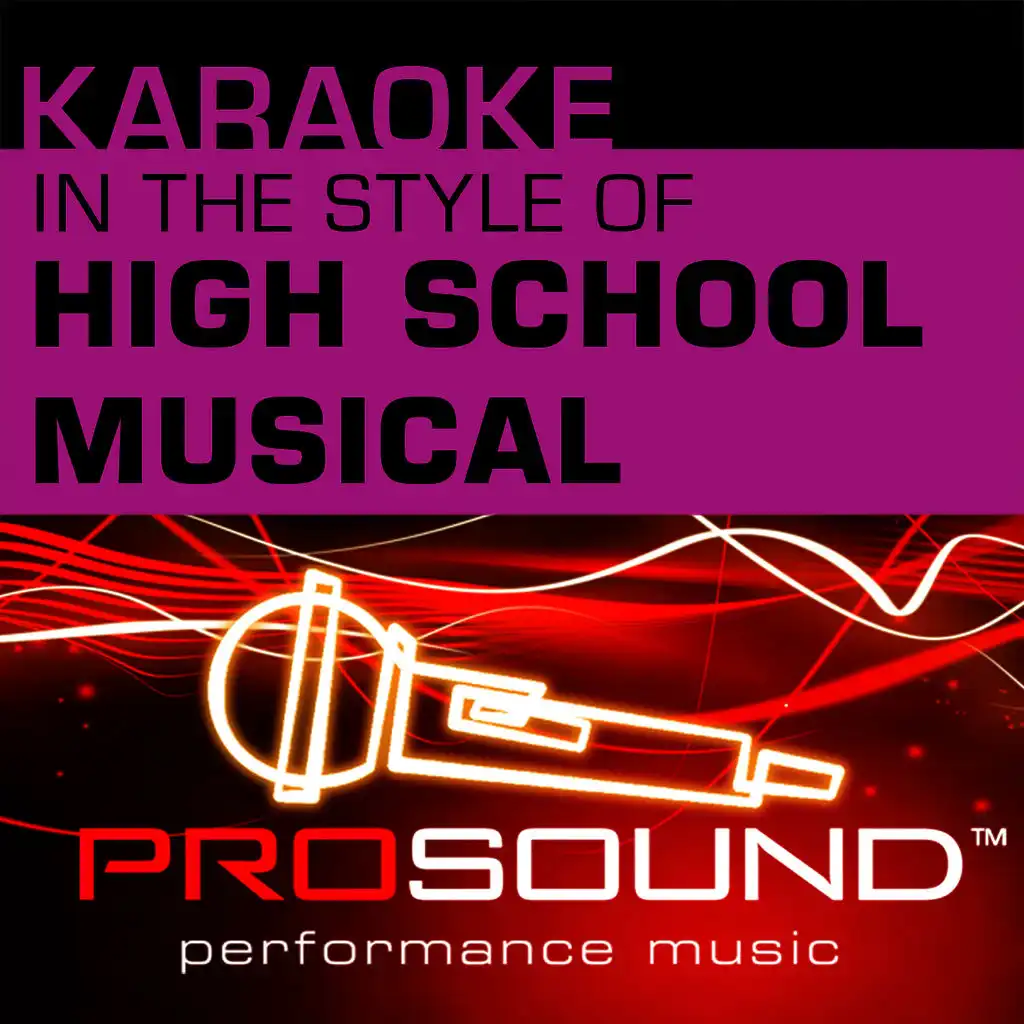 When There Was Me And You (Karaoke Instrumental Track)[In the style of Gabriella in High School Musical]