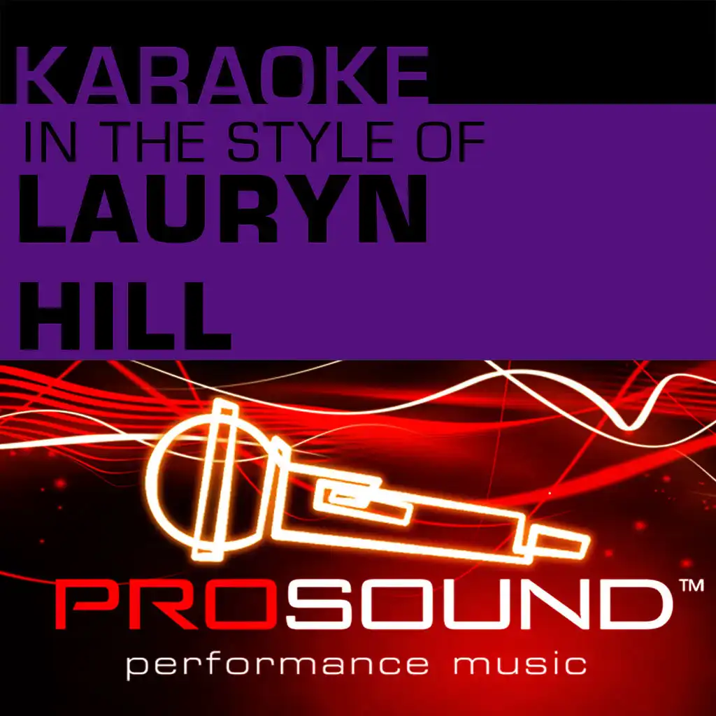 Can't Take My Eyes Off Of You (Karaoke Lead Vocal Demo)[In the style of Lauryn Hill]