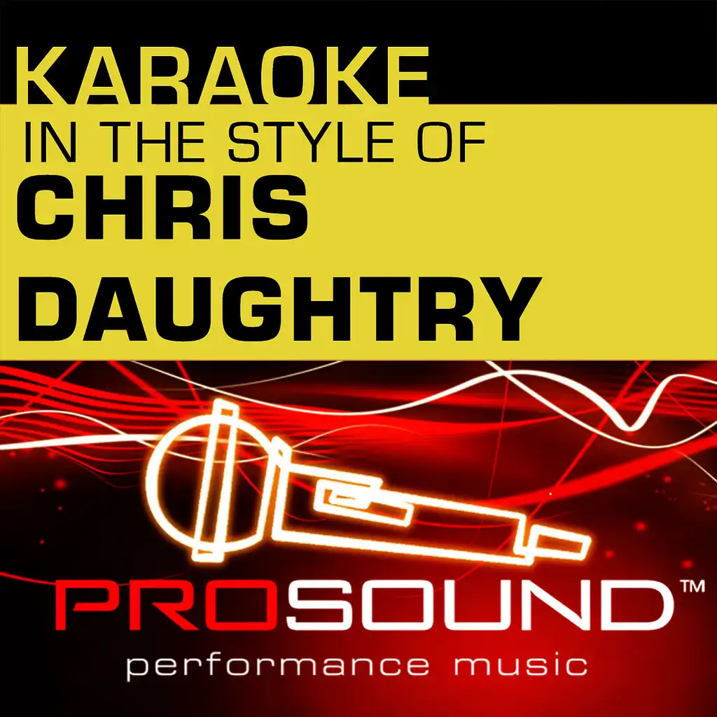 It's Not Over (Karaoke Lead Vocal Demo)[In the style of Chris Daughtry]