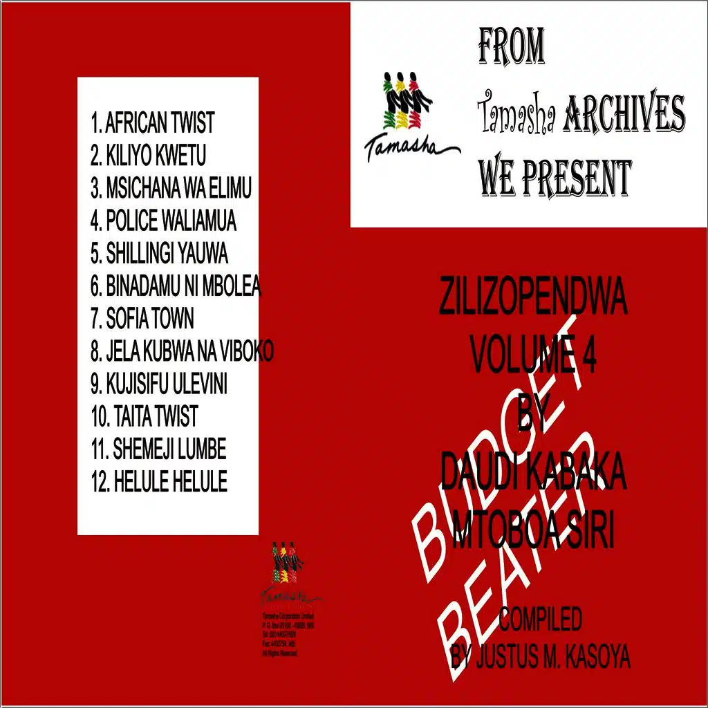 Zilizopendwa Vol 4 - Mtoboa Siri