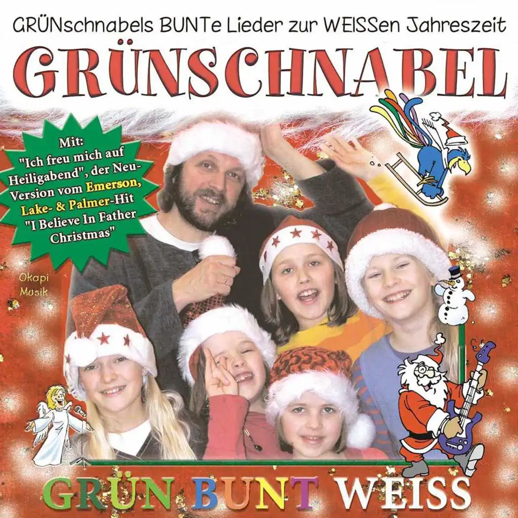 Grün-Bunt-Weiss