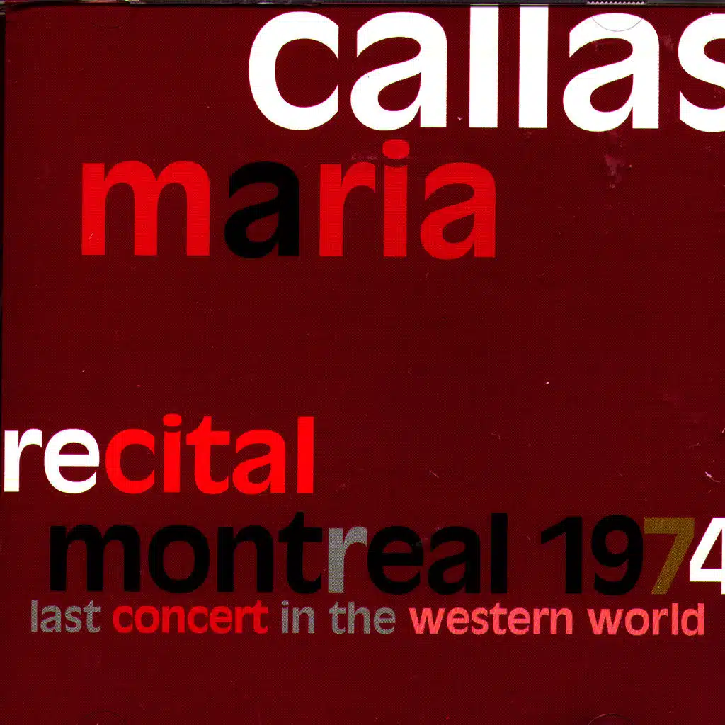 Recital Montreal 1974