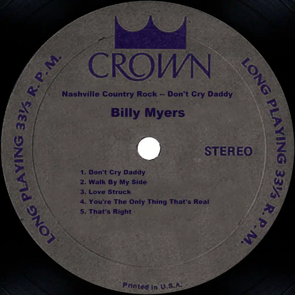 Nashville Country Rock - Don't Cry Daddy