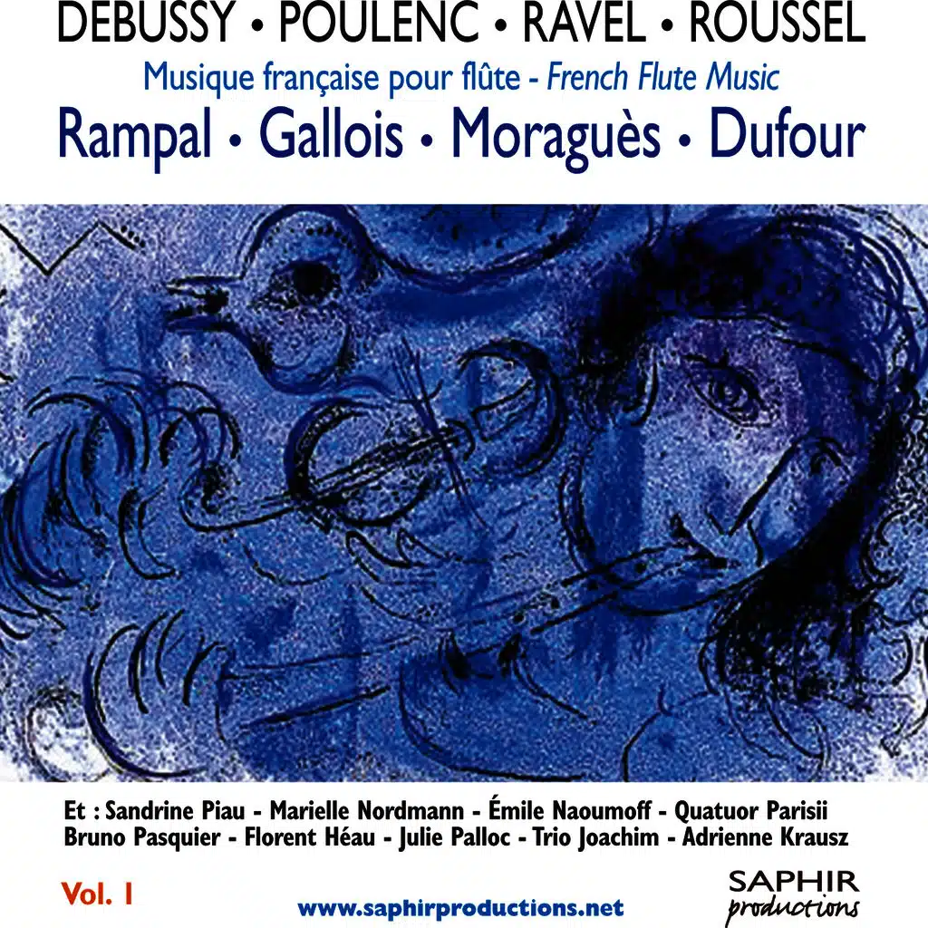 Debussy - Poulenc - Ravel - Roussel: Musique française pour flûte