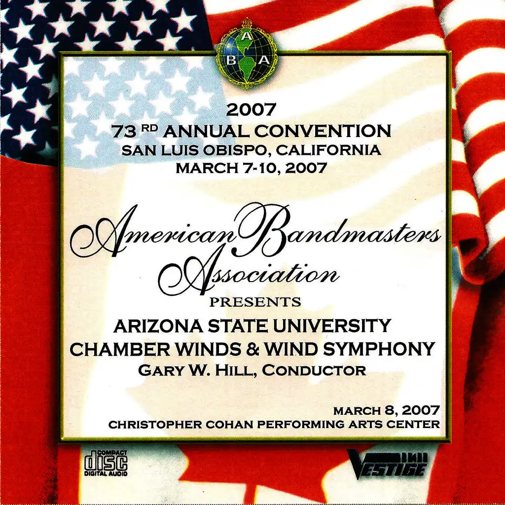 ASU Chamber Winds & Wind Symphony at ABA Convention 2007