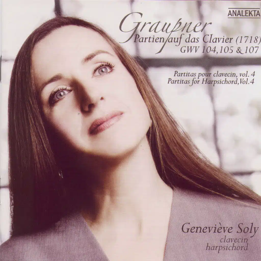 Graupner: Partien Auf Das Clavier (1718) GWV 104,105 & 107