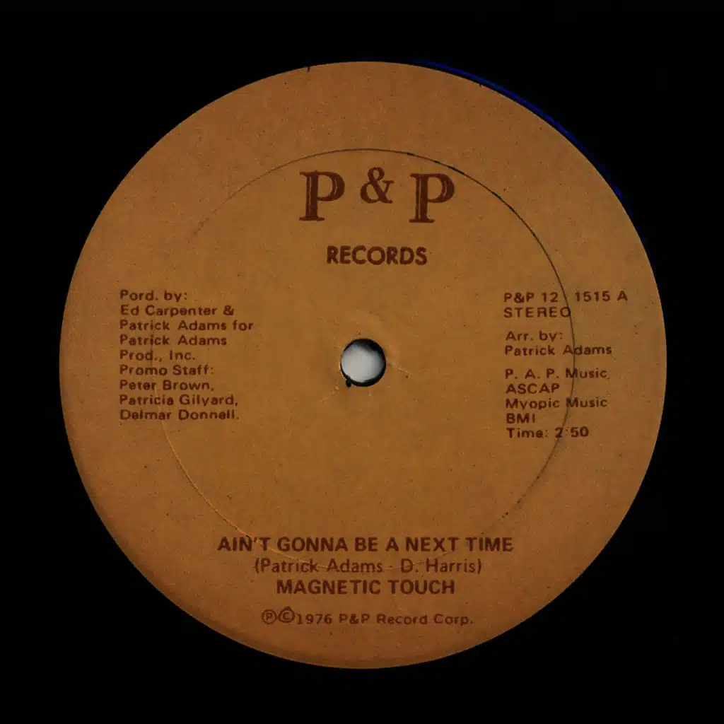 Ain't Gonna be a Next Time