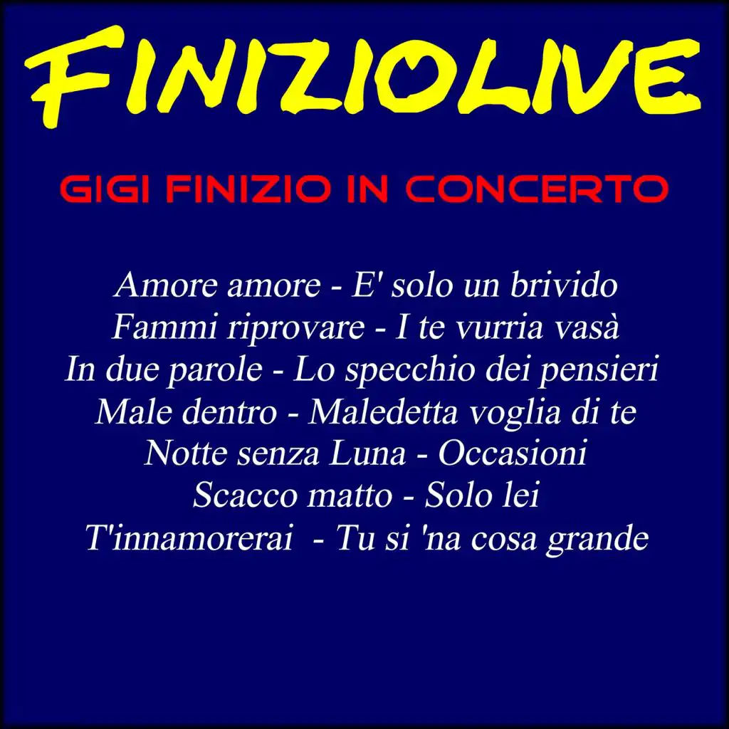 Finizio Live (In concerto)