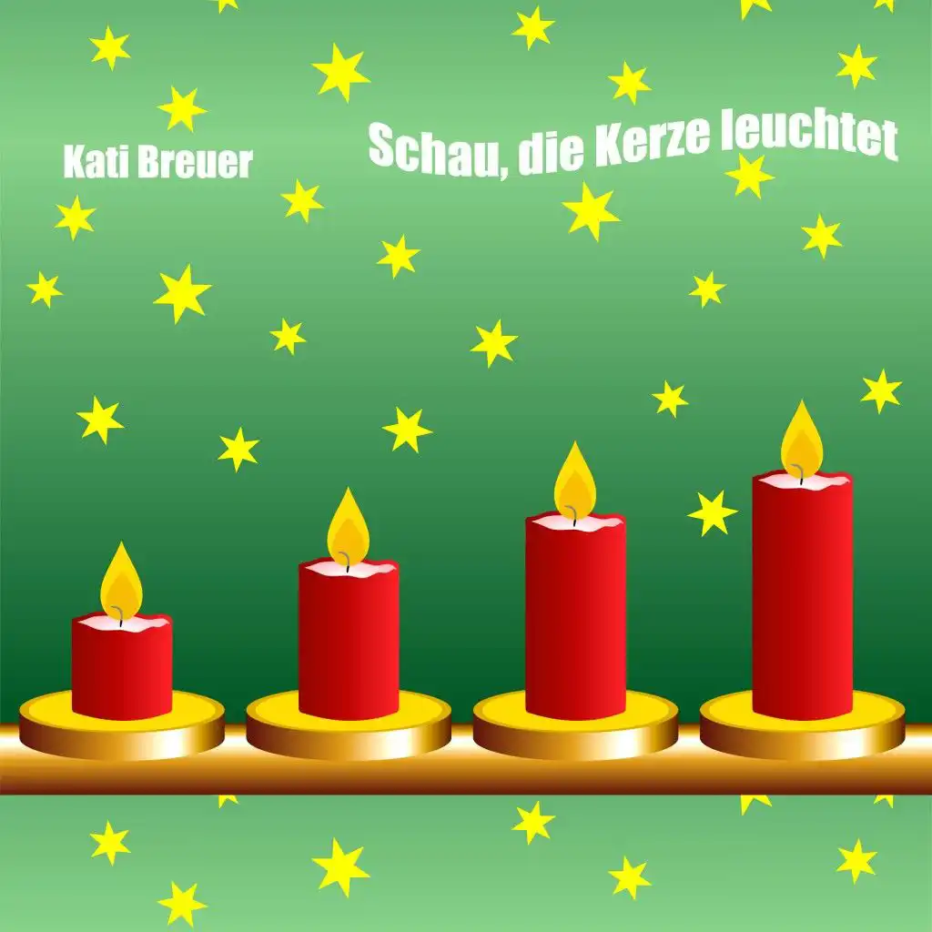 Schau, die Kerze leuchtet