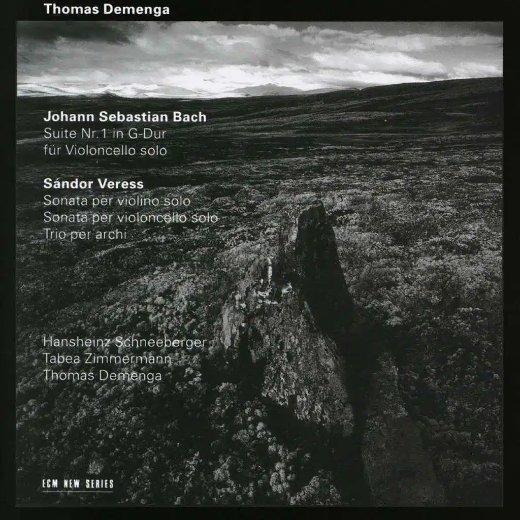 Bach: Suite Nr. 1 für Violoncello solo / Veress: Sonata