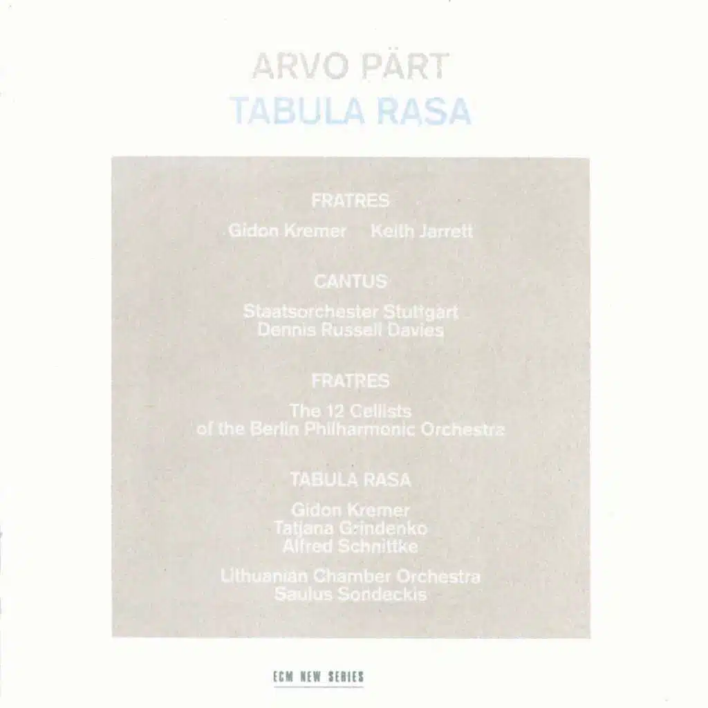 Pärt: Cantus in memoriam Benjamin Britten