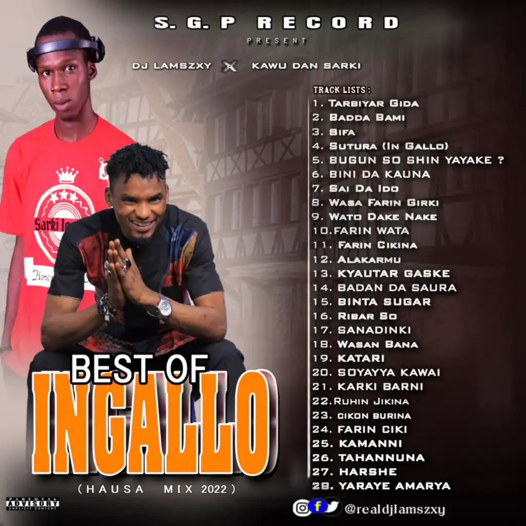 Dj Lamszxy - Best Of Ingallo (feat. Kawu Dan Sarki) | Play on Anghami