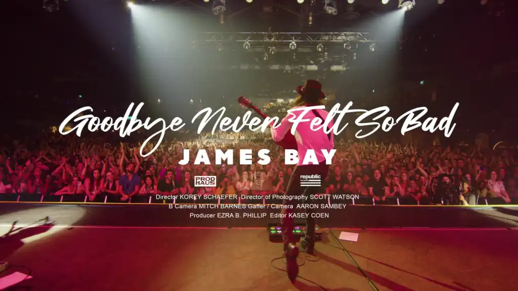 James Bay - Goodbye Never Felt So Bad 